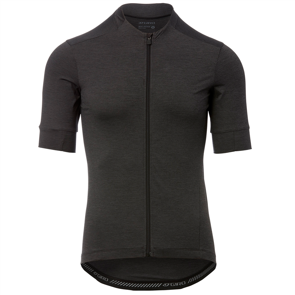 NEW ROAD Herren-Gravel-Kurzarmtrikot / charcoal heather / XL