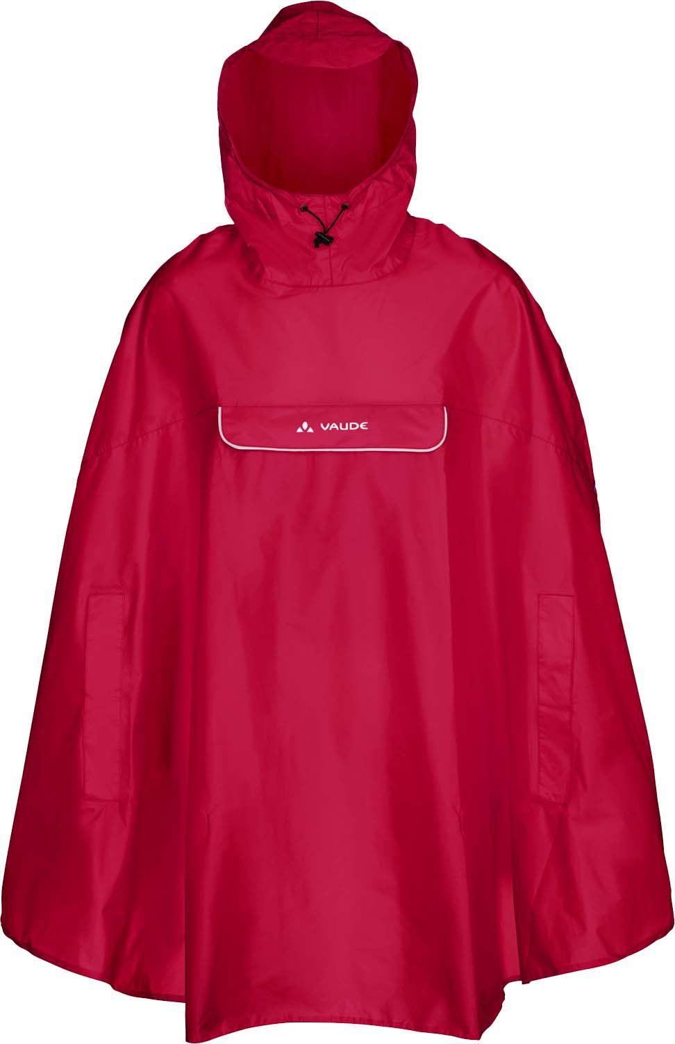 VALDIPINO Unisex-Regenponcho / indian red / S