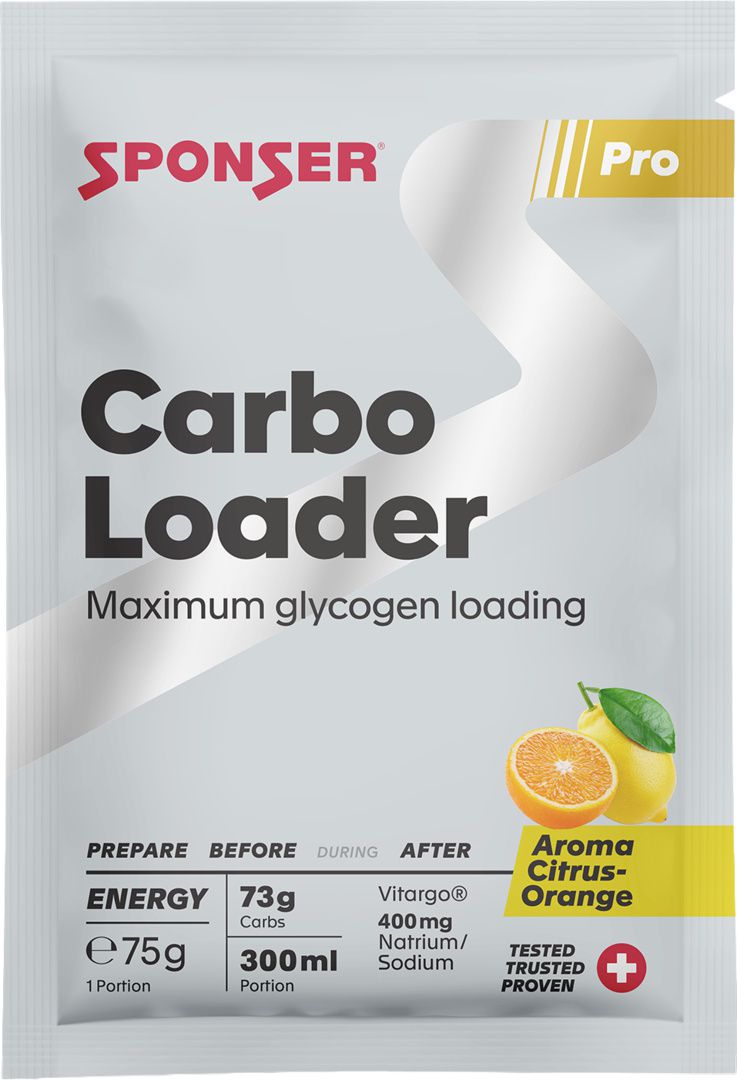 Carbo Loader, CITRUS-ORANGE Display (15 x 75 g)