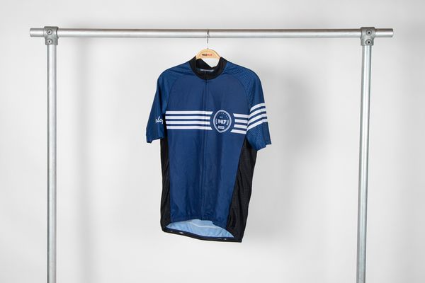 1987 TEAM Herren-Kurzarmtrikot / dunkelblau / 3XL