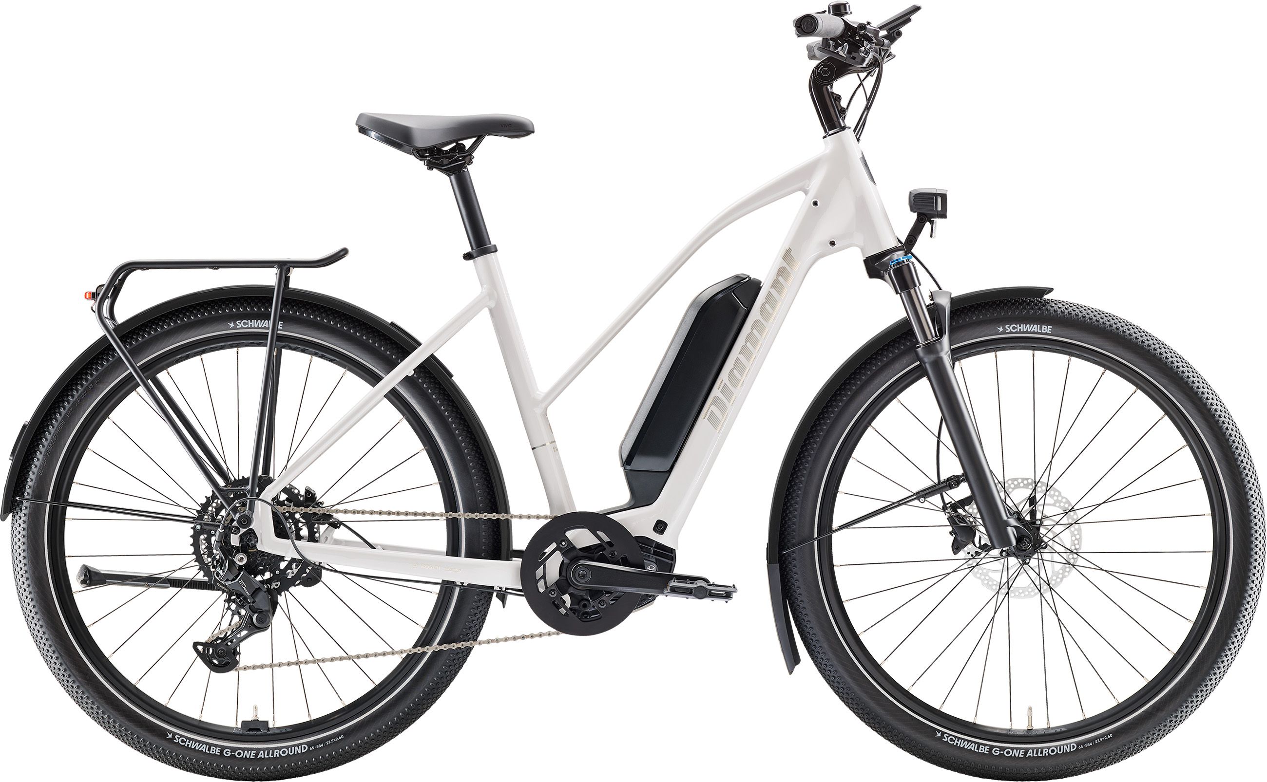 ZING TRIP CORE TRAPEZ 545 E-City- u. Alltagsvelo / Weiss Met. / M
