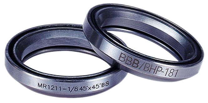 ERSATZLAGER, 1-1/8", Ø 41.8mm x H 8.0mm, 45° x 45° / silber