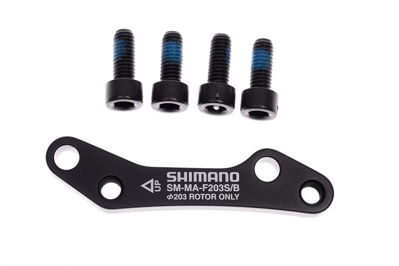 Scheibenbrems-Adapter SM-MA / Schwarz / vorne, Standard, Boxxer, 203 mm, offen