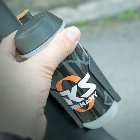 Bidonhalter Slidecage Kunststoff / schwarz