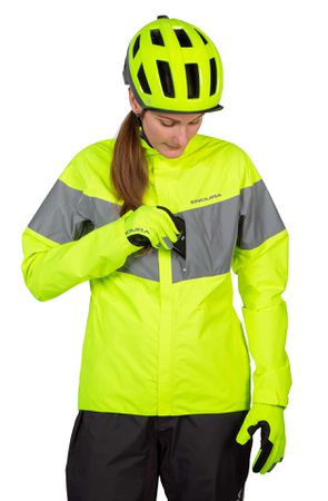 URBAN LUMINITE EN1150 Damen-Regenjacke / neon-gelb / XS