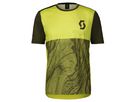 TRAIL VERTIC Herren-Kurzarmshirt / bitter yellow/fir green / S