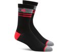 Socken Trail / schwarz-rot-grau / S/M
