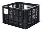 Fahrradkiste Crate / schwarz / 29.5 l, 44 cm, 33 cm, 25 cm