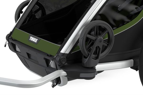 THULE CHARIOT CAB 2 Kinderanhänger / cypress green-black