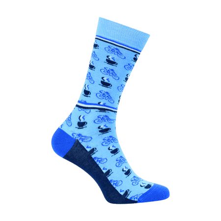 Cafe Cycliste Socks 2024 / blue / 39-42