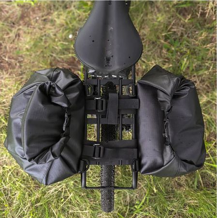 DRY-LITES Hinterradtaschen (Duo) / black / 28 L
