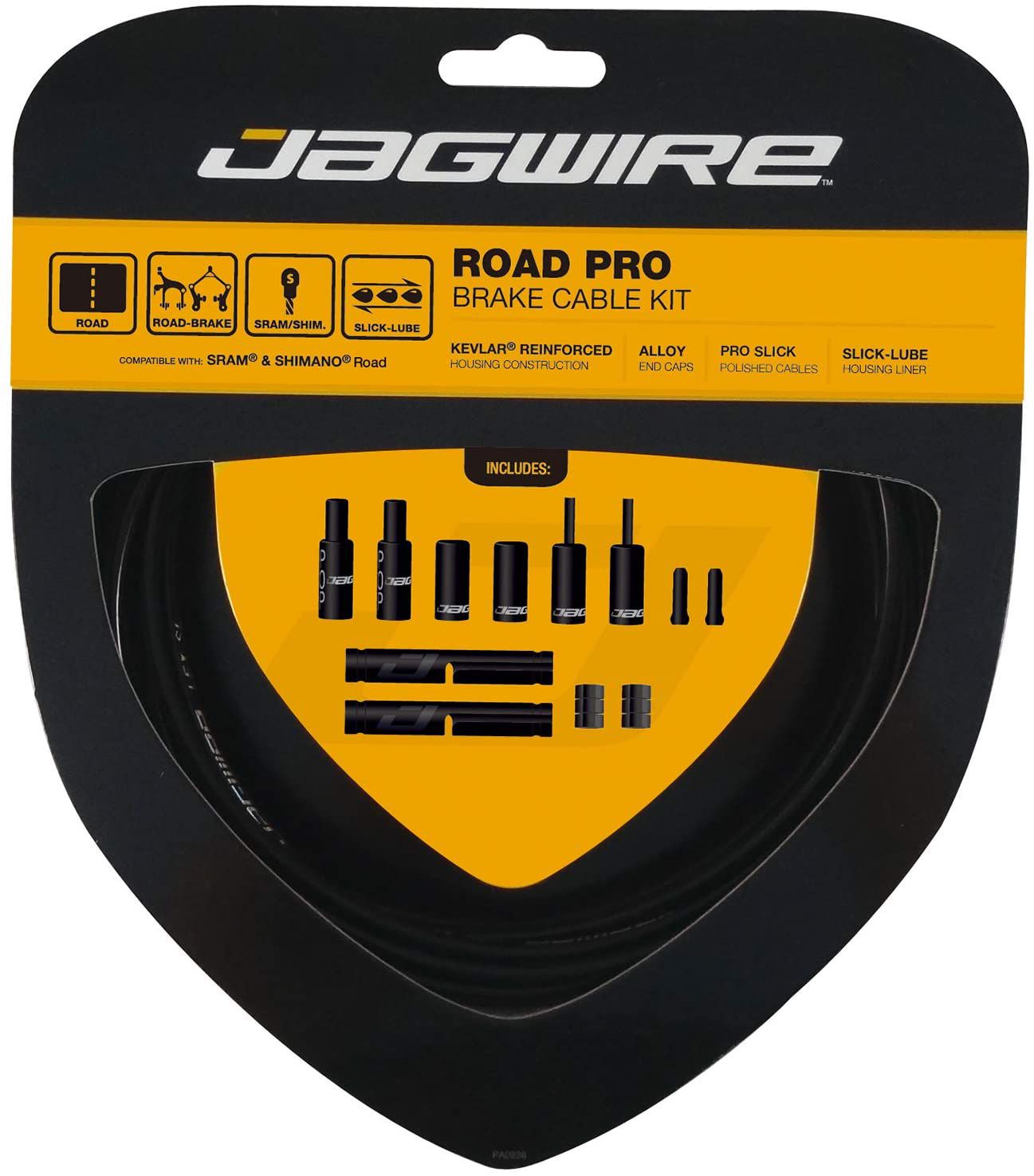 ROAD PRO BRAKE Bremskabelset / black