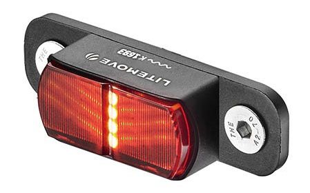 Rücklicht TS-RK E-Bike / schwarz / 80 mm