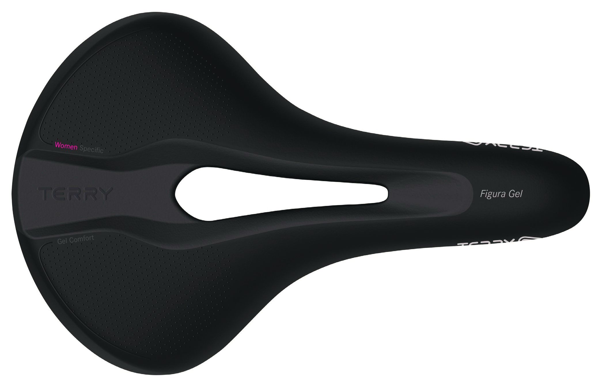 Sattel Figura Gel Lady / schwarz / 167 mm, Standard 9-12 cm