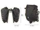 DRY-LITES Hinterradtaschen (Duo) / black / 28 L