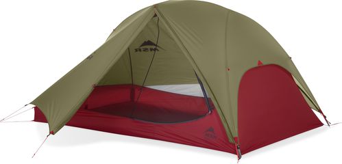 FREELITE 2 Ultraleichtes 2-Personen Zelt / grün-rot / 2 Personen