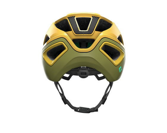 LAZER Unisex MTB Jackal KinetiCore Helm / gold green / L