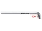 SHORT Inbus-Set, 100°, Stiftteil kurz / silber