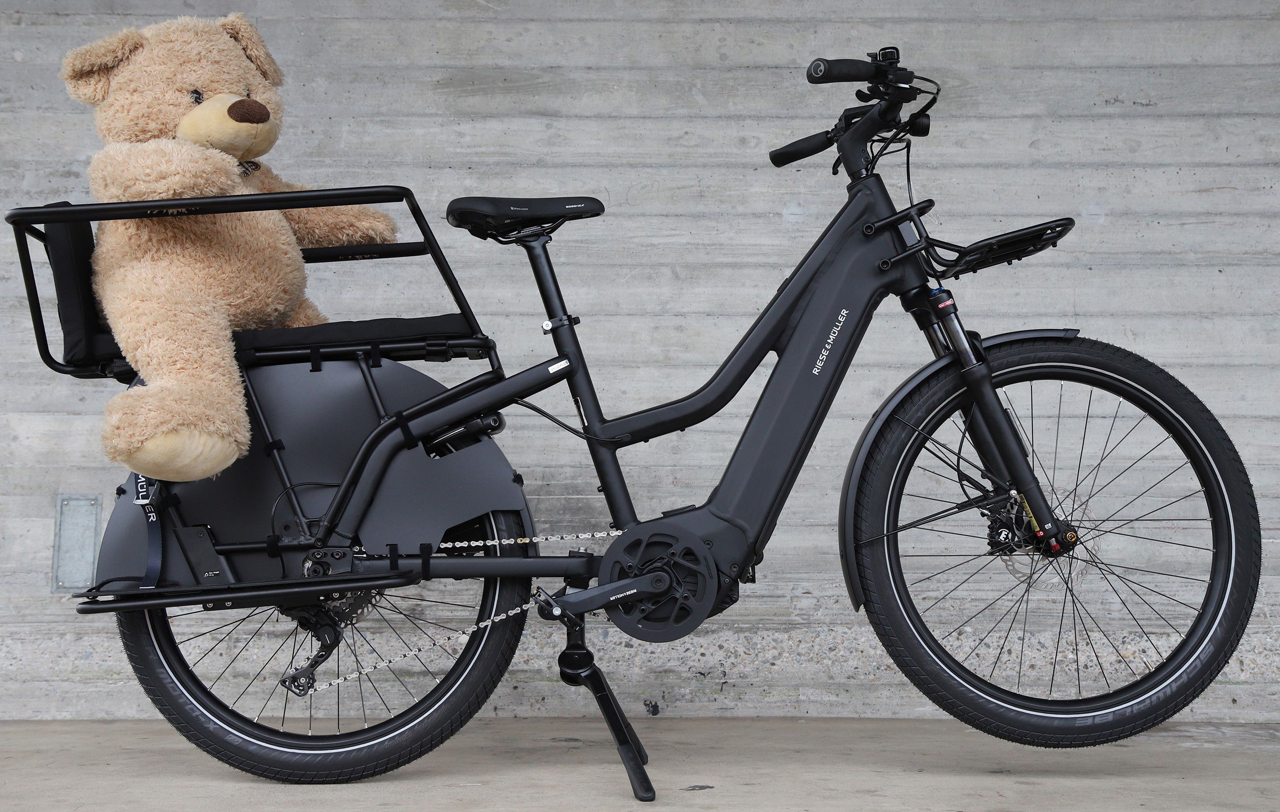 MULTICHARGER2 MIXTE GT FAMILY E-Cargobike / utility grey black matt / 47 CM