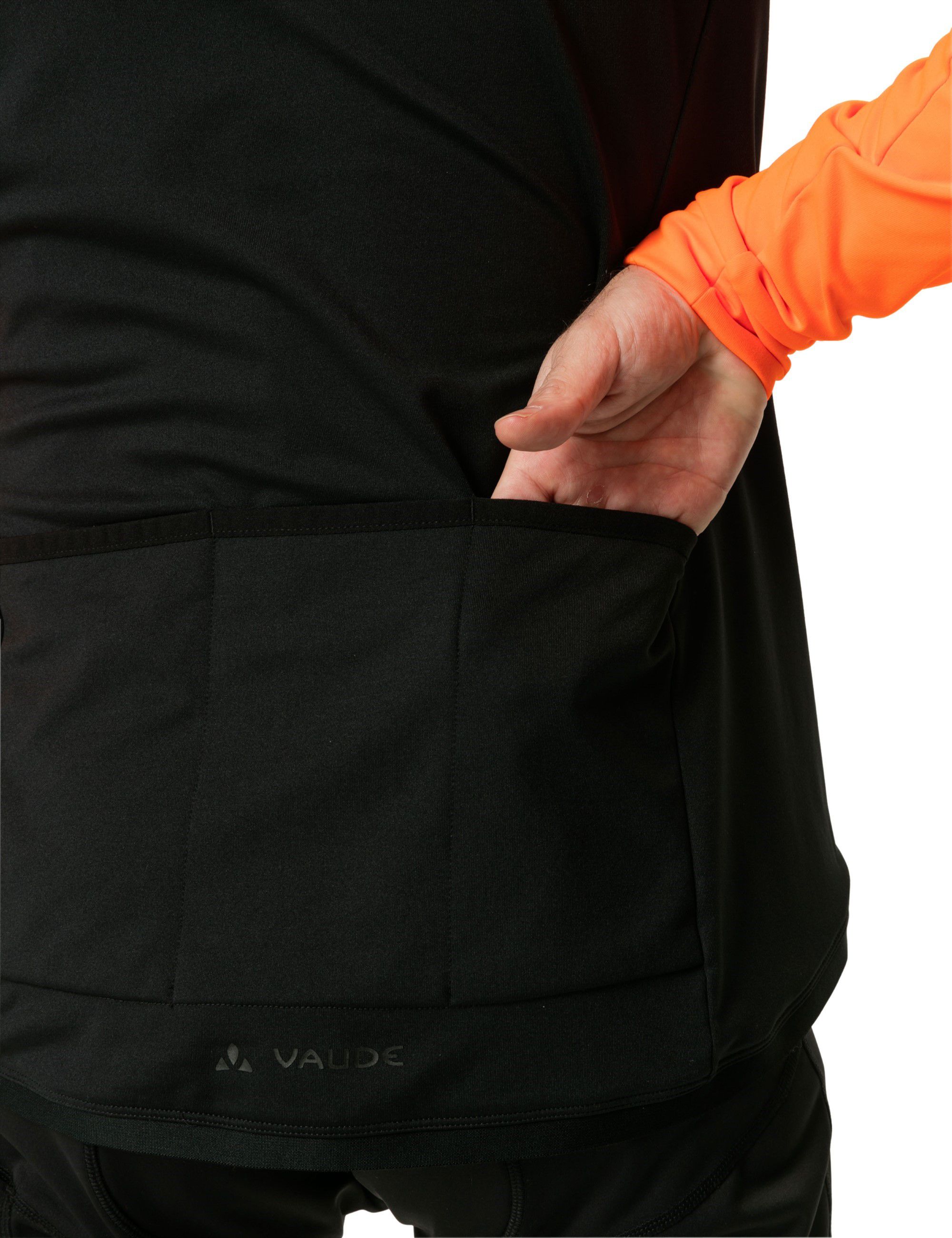 POSTA Herren-Thermo-Langarmtrikot / neon orange / S