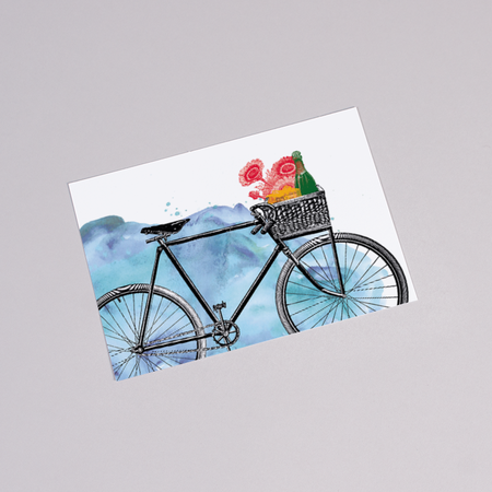 PEDRO PEDAL Postkarte / Grusskarte