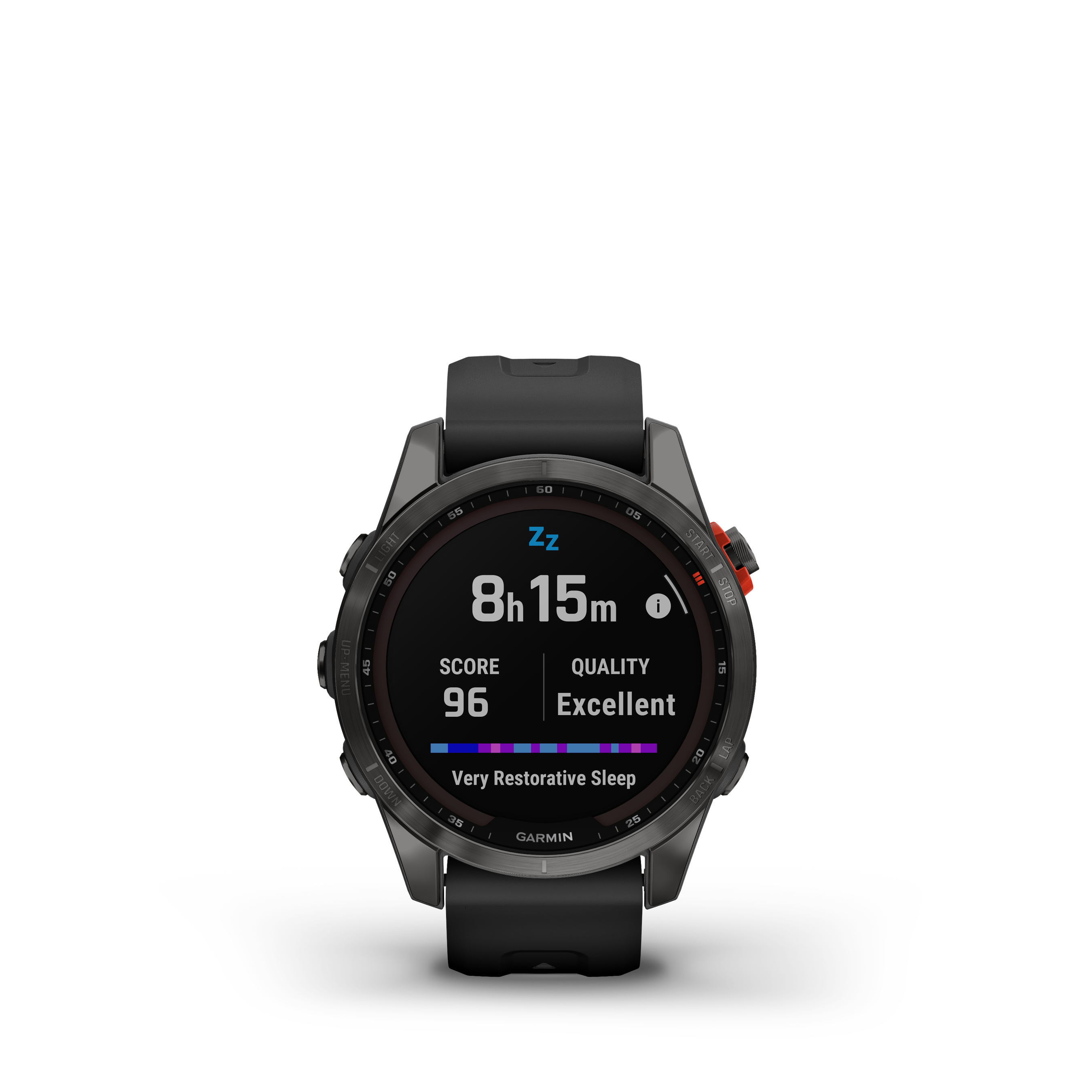 FENIX 7S SOLAR Multisportuhr 42mm / schiefergrau mit schwarzem armband