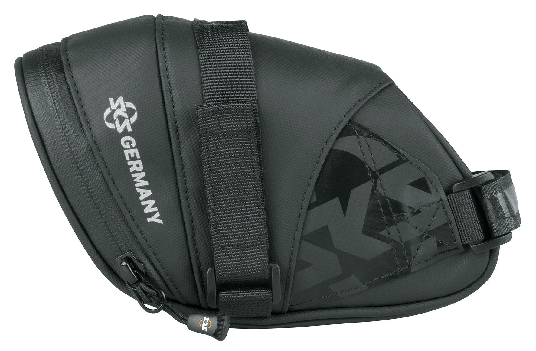 Satteltasche Explorer Straps schwarz / schwarz