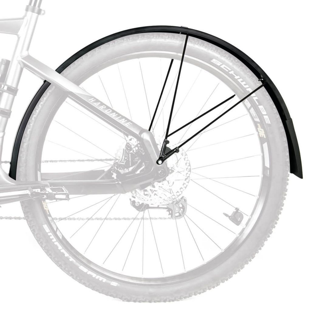 BLUEMELS STYLE Schutzblech-Set für Festmontage (27.5", 28", 29") / schwarz matt / 27.5-29" 75mm