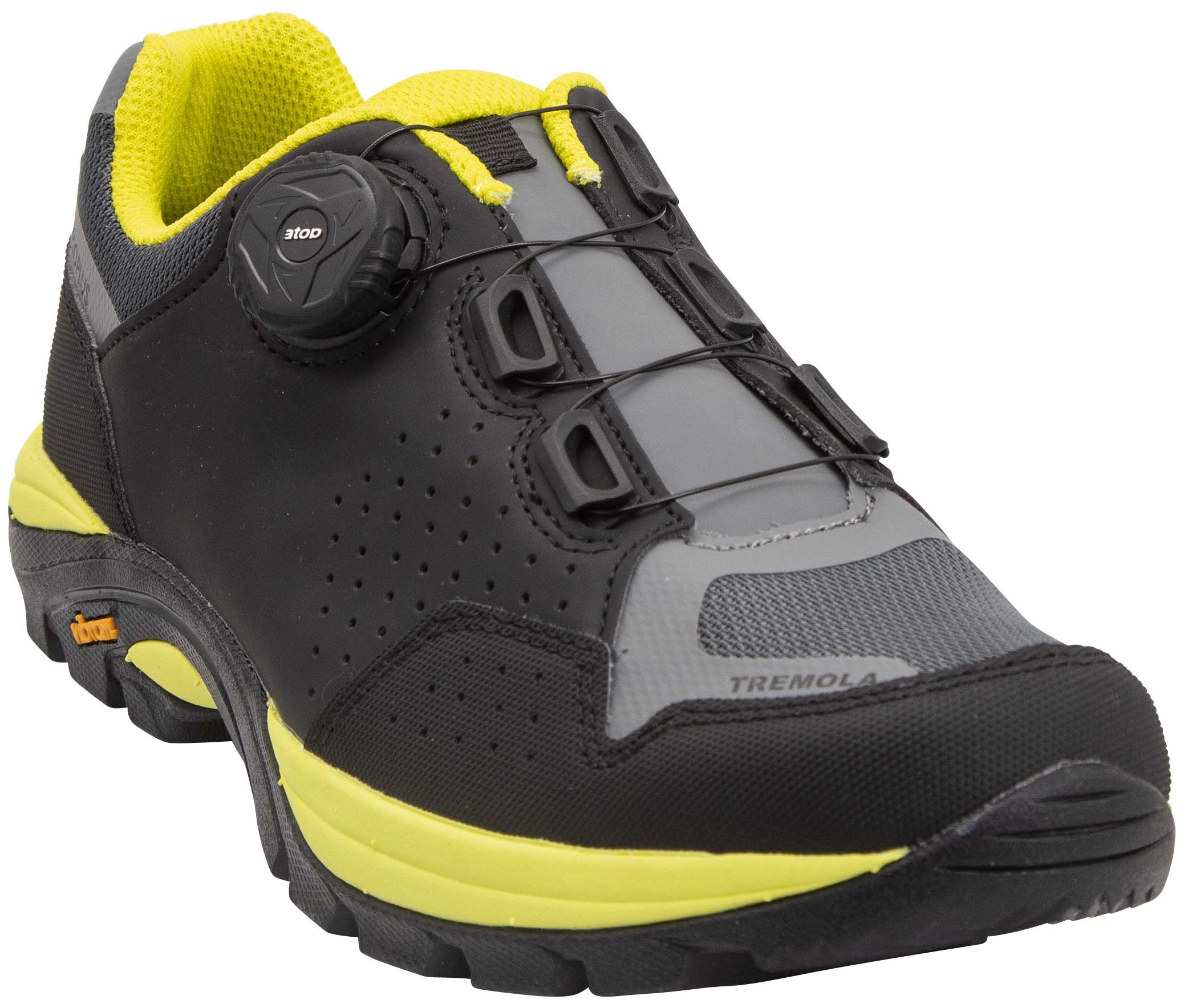 TREMOLA 2.0 Damen Veloschuhe / schwarz gelb / 37