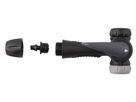 ORA DOPPELKOPFADAPTER Schrader/Presta / schwarz