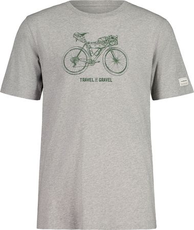 LAGAZUOIM Herren-Kurzarmshirt / grey melange / S