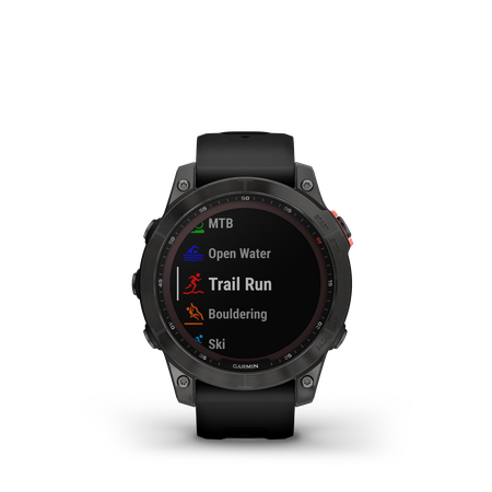 FENIX 7 SOLAR Multisportuhr 47mm / schiefergrau mit schwarzem armband