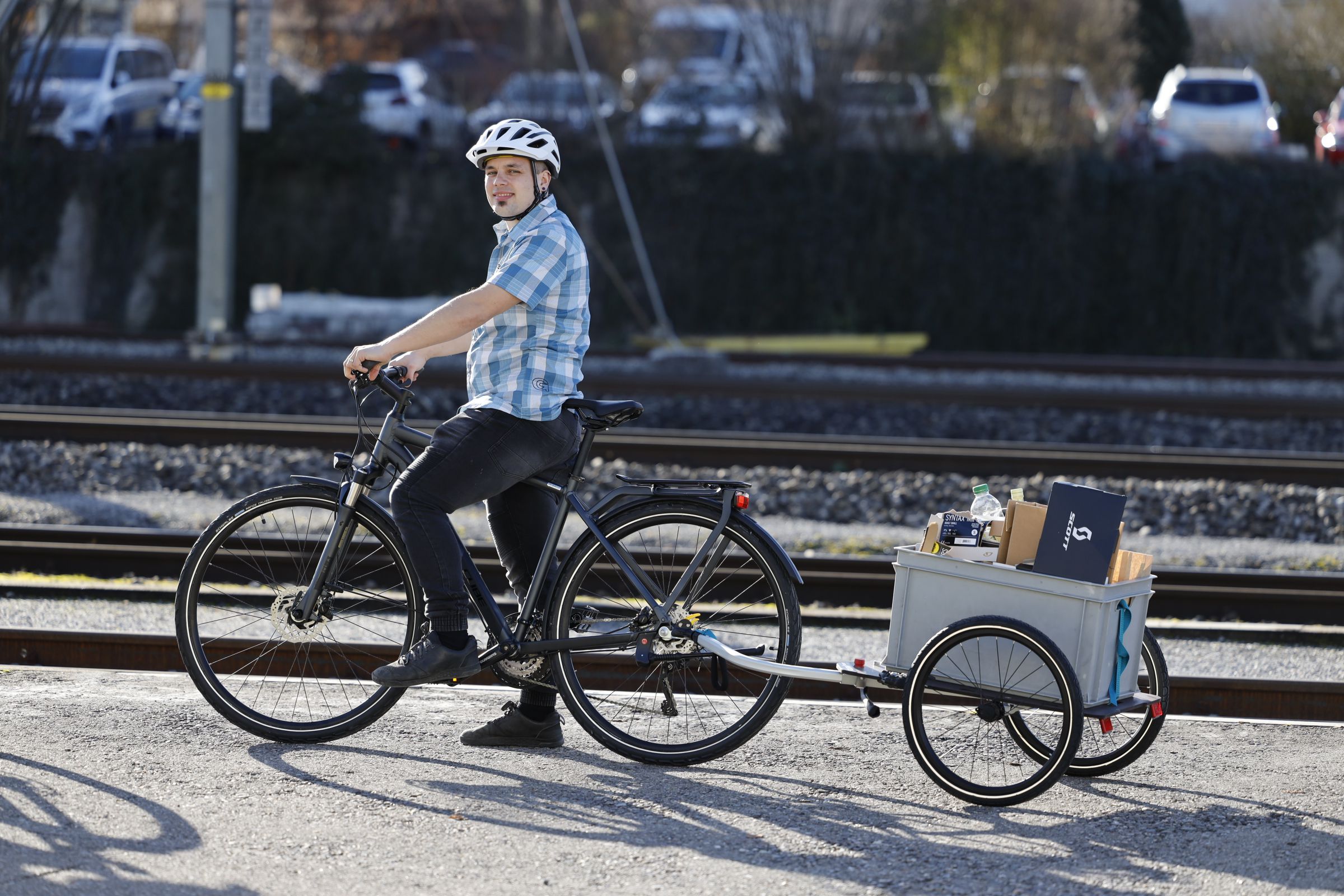 FOURMI Transportanhänger / schwarz