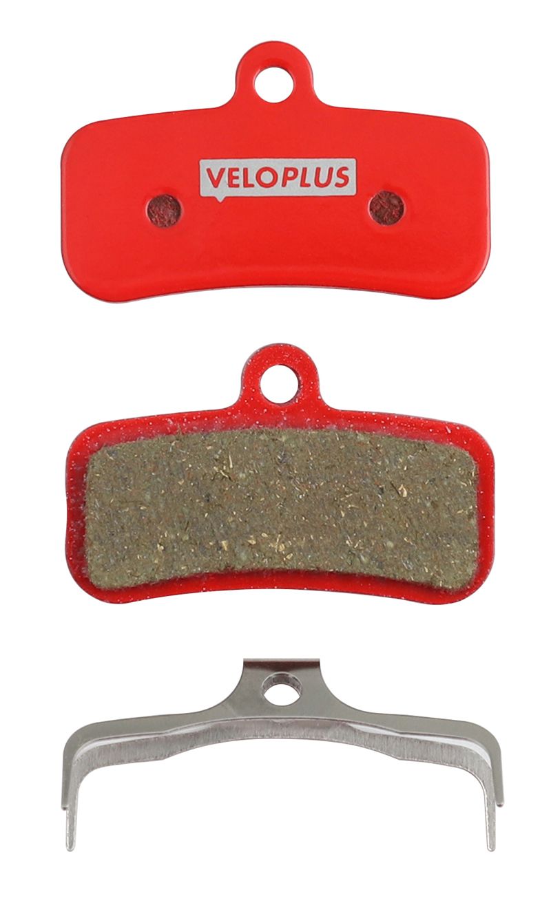 MAXPAD Bremsbelag für Shimano 4-Kolbenbremsen / rot / organisch