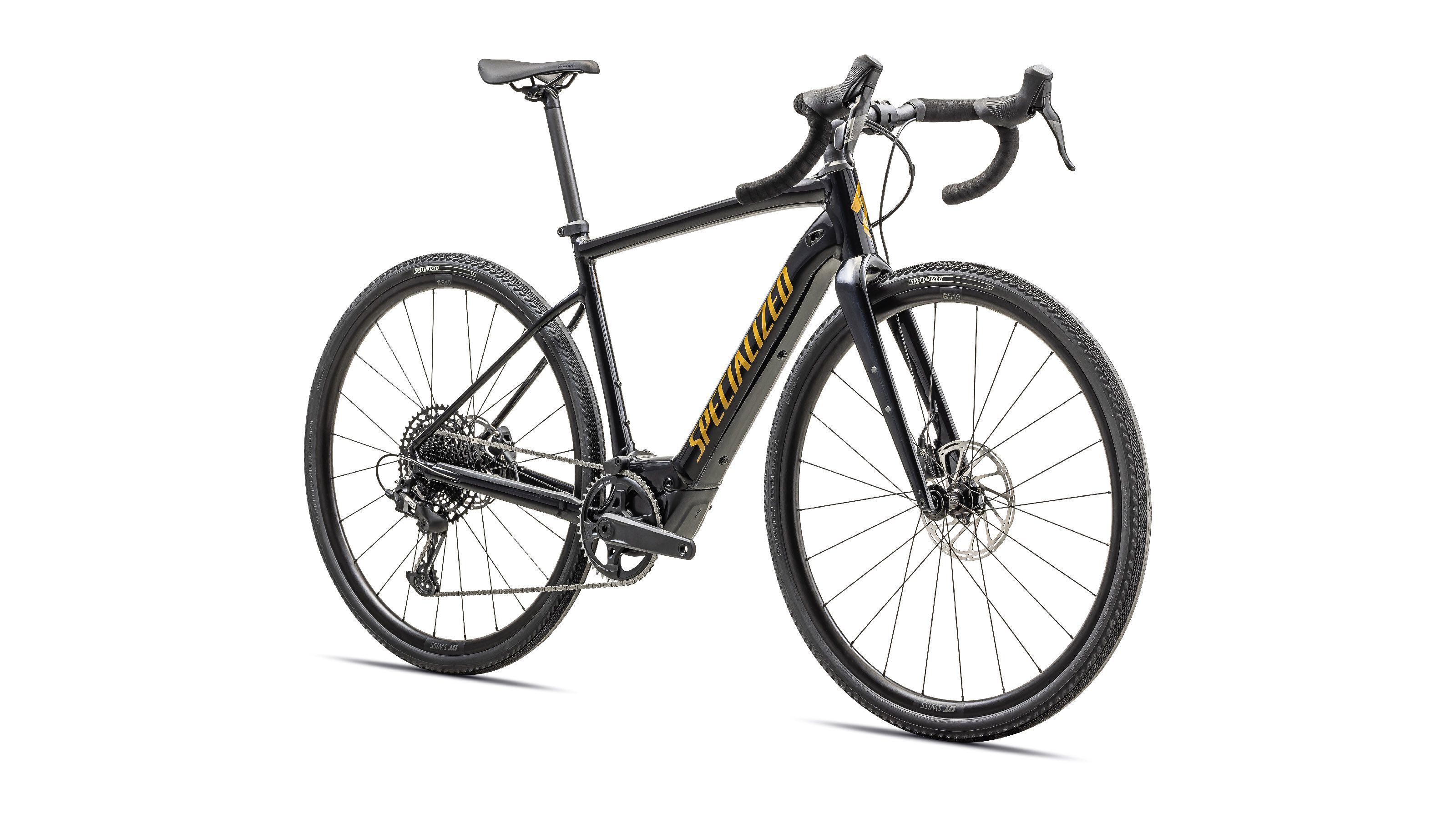 CREO 2 E5 COMP E-Gravelbike / gloss metallic dark navy harves gold / 54 CM