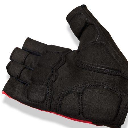 BRAVO GEL II Unisex-Kurzfingerhandschuhe / flame red / XL