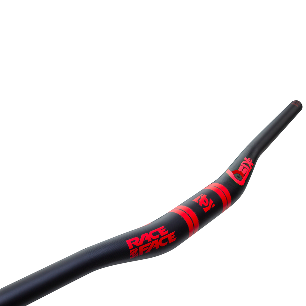 Sixc Carbon 35X820 20mm Riser Bar / carbon/red / one size