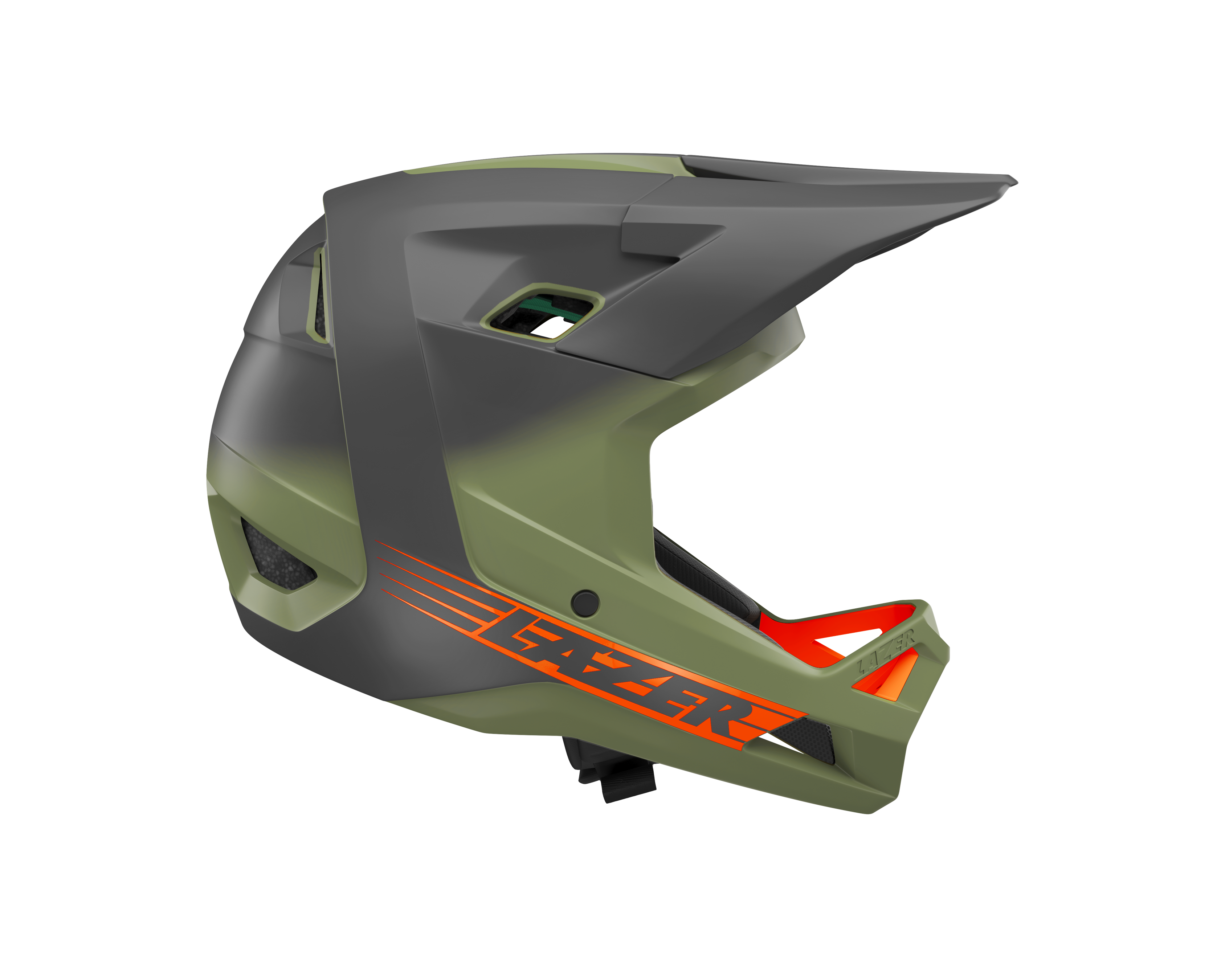 LAZER Unisex Extreme Chase Kineticore Helm / matte moss / L