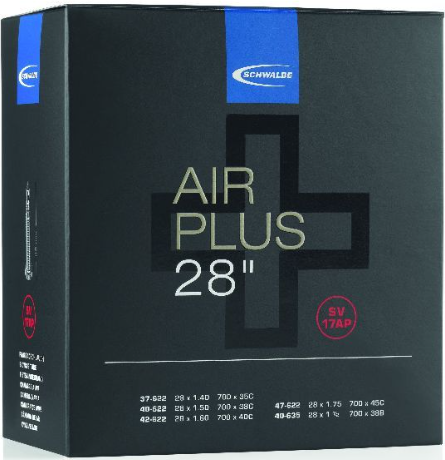 SCHWALBE AIR PLUS Schlauch / 28", SV17AP, 40mm, 37/47-622/635