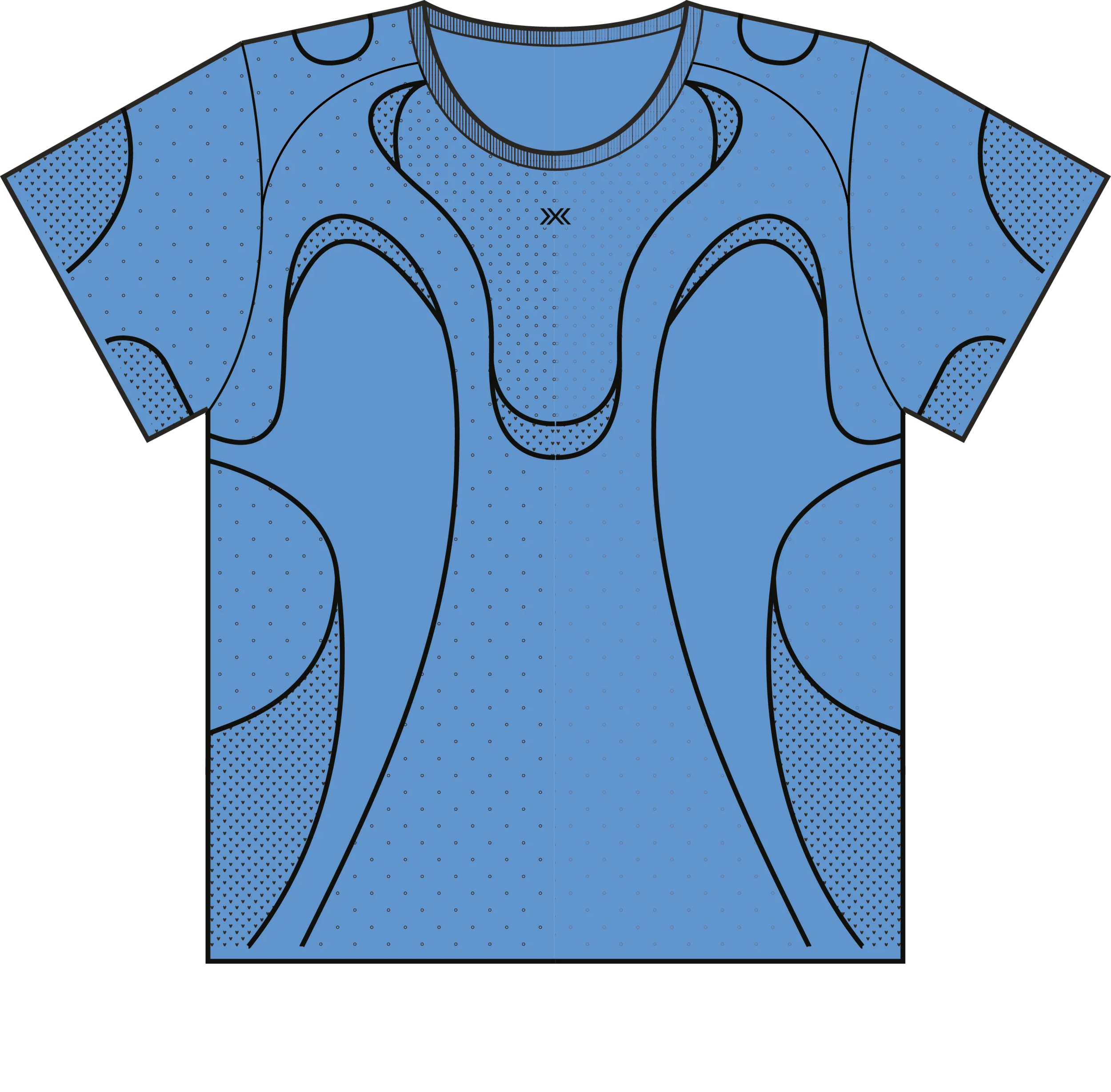 X-Bionic Men XCeed Run Perform Shirt / eternal ice / S