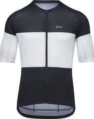 SPIRIT STRIPES Herren-Kurzarmtrikot / black/white / L