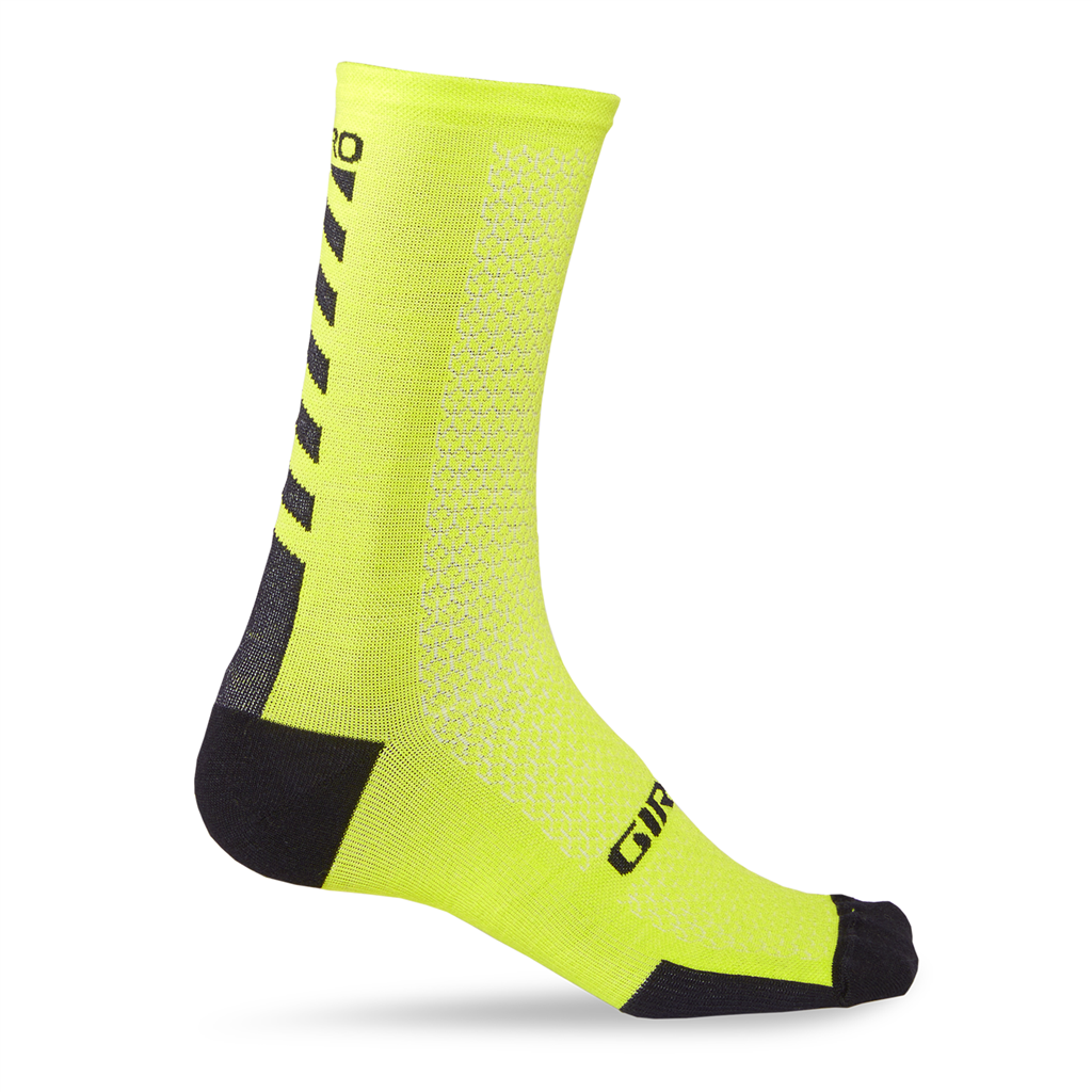 HRC+ Merino Sock / bright lime/black / S