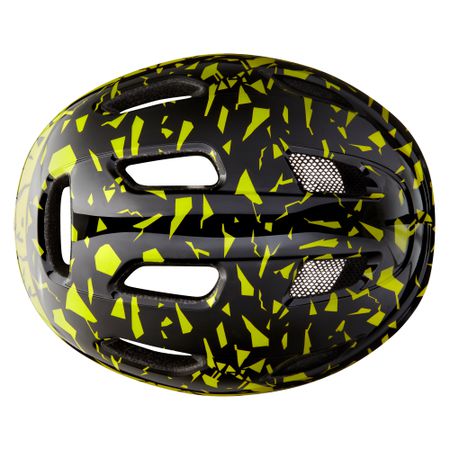 LAZER Kids Nutz KinetiCore Helm / black flash yellow