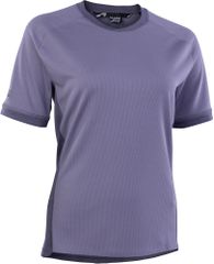 TECH LOGO Damen-Kurzarmshirt / somber amethyst / 34