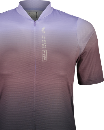 VARIDM Damen-Kurzarmtrikot / deep black rainbow / XS