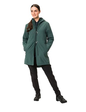 CYCLIST PADDED Damen-Regenparka / dusty forest / 44