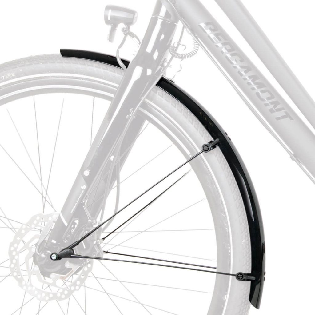 BLUEMELS BASIC Schutzblech-Set für Festmontage (26", 28") / schwarz / 28" 35mm