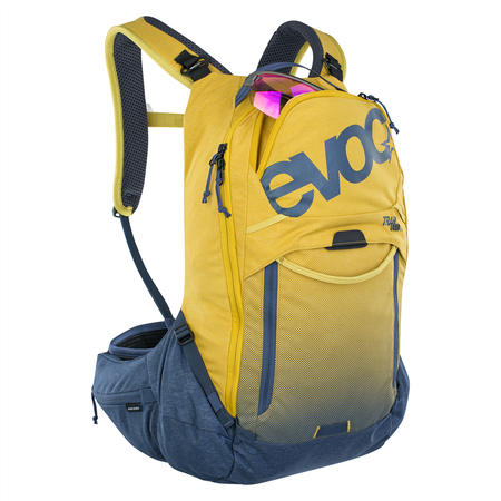 TRAIL PRO 16 Protektorerucksack / curry/denim / S/M