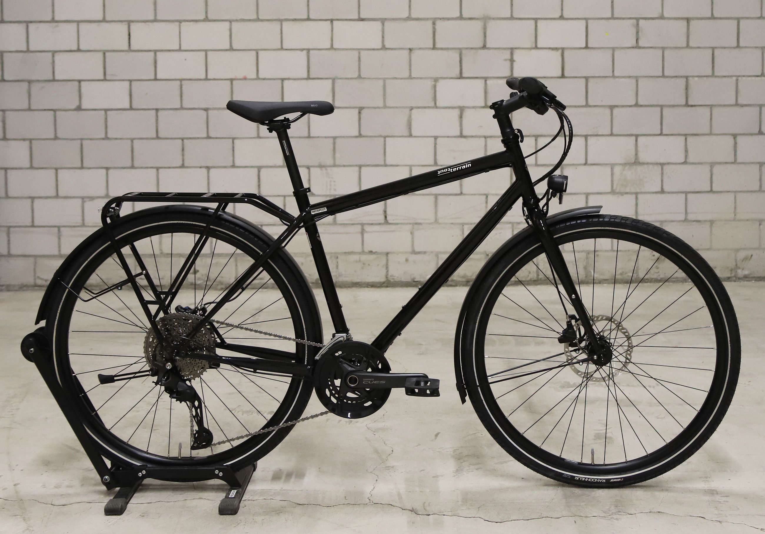 AMBER ROAD SELECT 3.1 Tourenvelo / schwarz glänzend / L