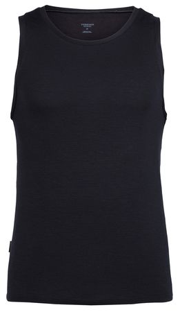 ANATOMICA Herren-Merino-Tankshirt / black / XXL
